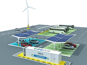 حلول شحن السيارات الكهربائية لمواقف الطاقة الشمسية