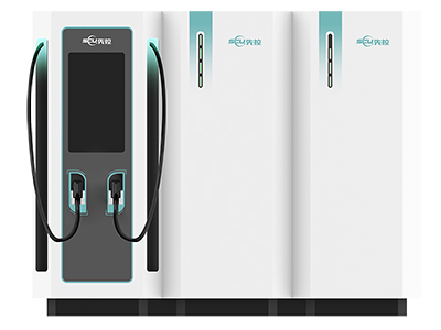 محطة شحن سيارات كهربائية EVMS ONE EV مزودة ببطارية مدمجة